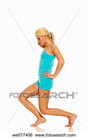 barefoot, blond, clipping path View Large Photo Image Stock Photograph - barefoot, blond, clipping path. Fotosearch