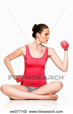 barefoot, brunette, clipping path View Large Photo Image Stock Image - barefoot, brunette, clipping path. Fotosearch