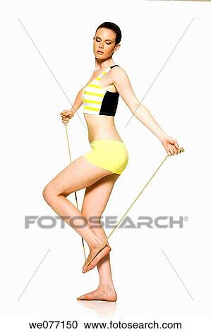 barefoot, brunette, clipping path View Large Photo Image Stock Image - barefoot, brunette, clipping path. Fotosearch
