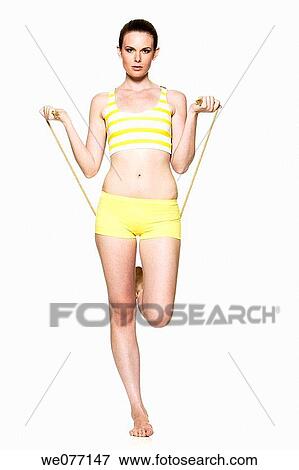 barefoot, brunette, clipping path View Large Photo Image Stock Photo - barefoot, brunette, clipping path. Fotosearch