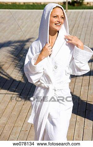 bathrobe, beauty, Body care View Large Photo Image Picture - bathrobe, beauty, Body care. Fotosearch