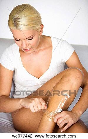 beauty, blond, Body care View Large Photo Image Stock Image - beauty, blond, Body care. Fotosearch