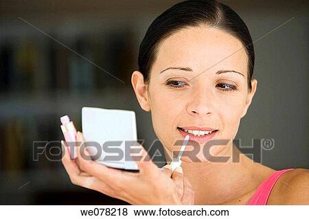 beauty, brunette, Beauty Care, apply View Large Photo Image Stock Photo - beauty, brunette, Beauty Care, apply. Fotosearch