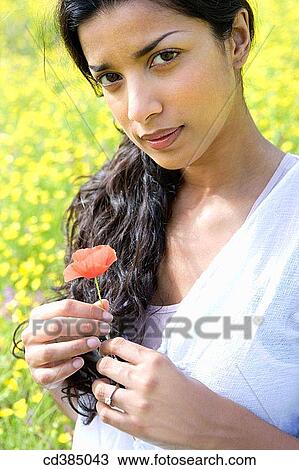 Stock Image - beauty, carnality, Asian. Fotosearch