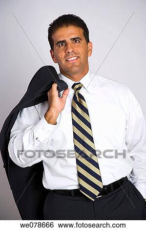 Stock Photograph - black hair, business, businessman, businesspeople, casual. Fotosearch