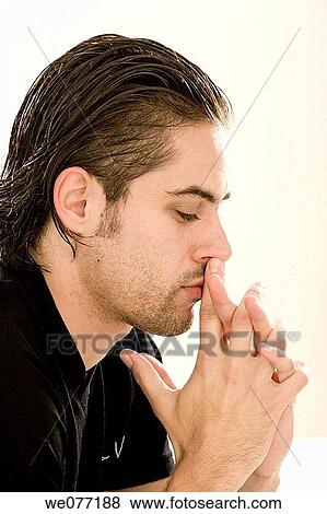 black hair, concentrate, absorbed View Large Photo Image Stock Photo - black hair, concentrate, absorbed. Fotosearch
