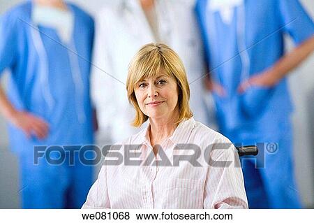 Stock Photo - blond, clinic. Fotosearch