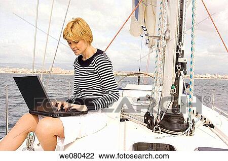 blond, computer View Large Photo Image Stock Image - blond, computer. Fotosearch