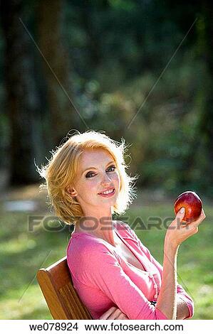 blond, contemporary, apple View Large Photo Image Picture - blond, contemporary, apple. Fotosearch