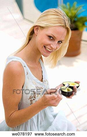 Stock Photo - blond, contemporary, Avocado. Fotosearch