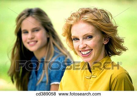 blond, contemporary, daughter View Large Photo Image Stock Photo - blond, contemporary, daughter. Fotosearch