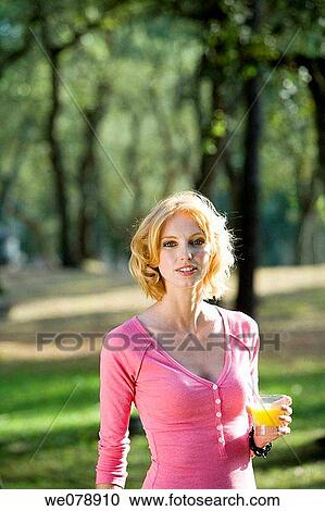 Stock Image - blond, contemporary, day. Fotosearch