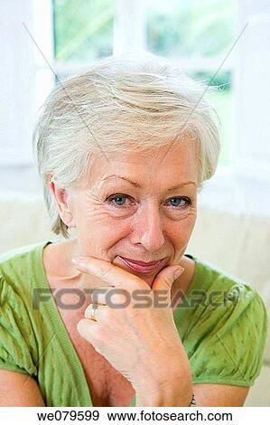 Stock Photo - blue eyes, contemporary, day. Fotosearch