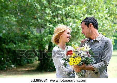 Stock Image - bond, bouquet, bonding, affection. Fotosearch