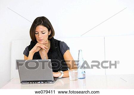 bottle, brunette, business View Large Photo Image Stock Image - bottle, brunette, business. Fotosearch