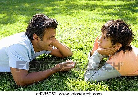 Stock Image - boy, child, chat, Asian. Fotosearch