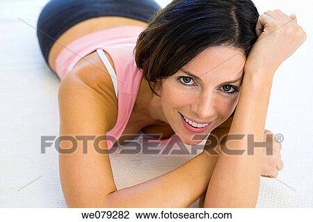 break, break-time, brunette View Large Photo Image Stock Image - break, break-time, brunette. Fotosearch
