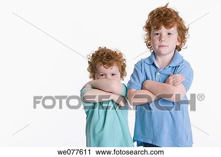 brother, Arms crossed, boy, Bad mood, arms folded, angry View Large Photo Image Stock Image - brother, Arms crossed, boy, Bad mood, arms folded, angry. Fotosearch