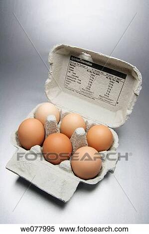 Brown Eggs in Egg Carton View Large Photo Image Stock Photography - Brown Eggs in Egg Carton. Fotosearch