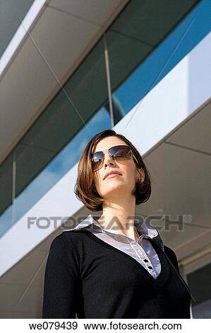 brunette, building, business, businesspeople, businesswoman View Large Photo Image Stock Photo - brunette, building, business, businesspeople, businesswoman. Fotosearch