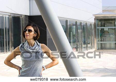 Stock Photo - brunette, business, businesspeople, businesswoman. Fotosearch