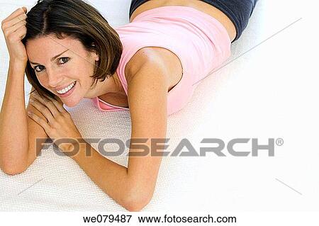 brunette, carpet, contemporary View Large Photo Image Stock Photo - brunette, carpet, contemporary. Fotosearch