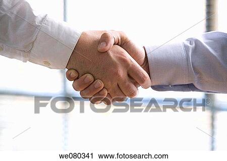 Stock Image - business, Close-up, businesspeople, businessman, agreement. Fotosearch