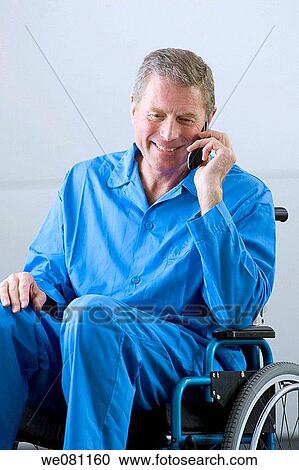 Stock Image - calling, cell phone, clinic. Fotosearch