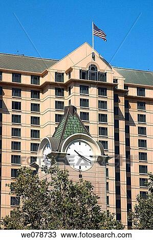 Clock, San Jose. California, USA View Large Photo Image Stock Image - Clock, San Jose. California, USA. Fotosearch