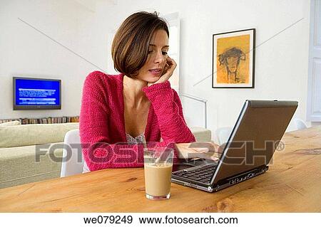 computer, contemporary, at-home View Large Photo Image Stock Photo - computer, contemporary, at-home. Fotosearch