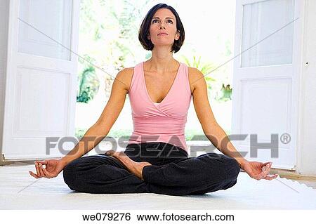 Stock Photograph - concentrate, concentration, at-home. Fotosearch