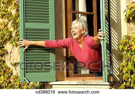 Stock Photograph - contemporary, day, Arms open. Fotosearch