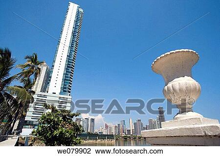 Downtown skyline, Avenida Balboa, Panama City, Panama View Large Photo Image Stock Image - Downtown skyline, Avenida Balboa, Panama City, Panama. Fotosearch