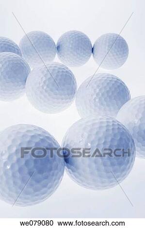 Golf Balls on White Background View Large Photo Image Stock Image - Golf Balls on White Background. Fotosearch