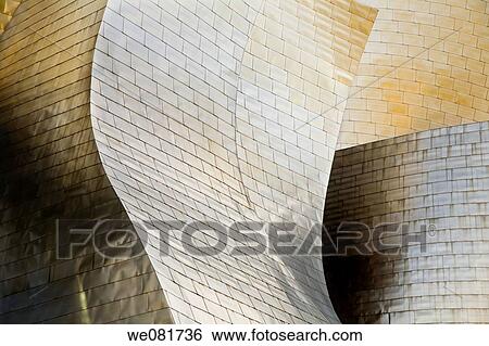 Stock Photograph - Guggenheim Museum of Art, Bilbao, Biscay, Basque Country, Spain. Fotosearch