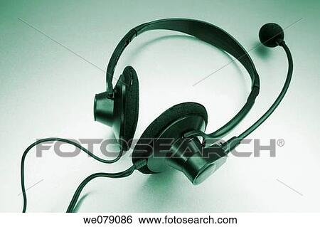 Stock Photograph - Headset. Fotosearch