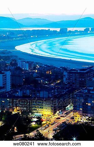 Laredo in the evening. Cantabria, Spain View Large Photo Image Stock Image - Laredo in the evening. Cantabria, Spain. Fotosearch