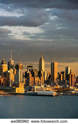 Midtown skyline, Manhattan, NYC, USA View Large Photo Image Stock Image - Midtown skyline, Manhattan, NYC, USA. Fotosearch