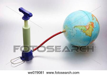 Miniature Pump Attached to Globe View Large Photo Image Stock Image - Miniature Pump Attached to Globe. Fotosearch