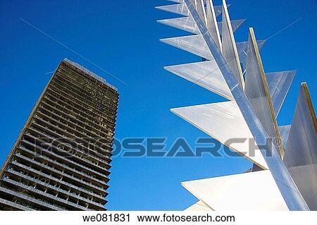 Modern architecture in Port Olimpic, Barcelona, Catalonia, Spain View Large Photo Image Stock Image - Modern architecture in Port Olimpic, Barcelona, Catalonia, Spain. Fotosearch