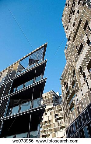Modern building in Barcelona, Spain, Europe View Large Photo Image Stock Photograph - Modern building in Barcelona, Spain, Europe. Fotosearch