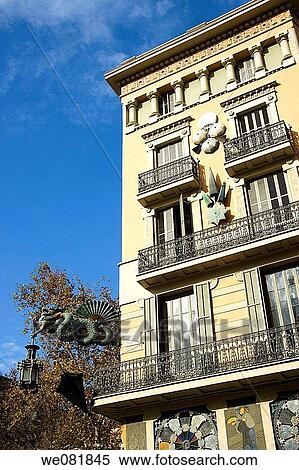 Modernism architecture in Ramblas, Barcelona, Catalonia, Spain View Large Photo Image Stock Photography - Modernism architecture in Ramblas, Barcelona, Catalonia, Spain. Fotosearch