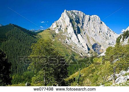 Mount Untzillaitz in Urkiola Natural Park. Biscay, Euskadi, Spain View Large Photo Image Stock Photo - Mount Untzillaitz in Urkiola Natural Park. Biscay, Euskadi, Spain. Fotosearch