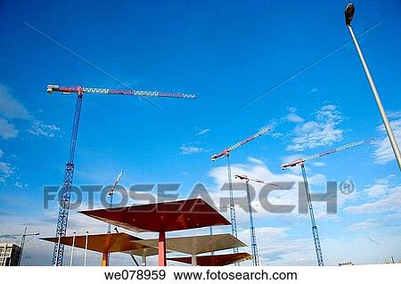 new construction, Barcelona, Spain View Large Photo Image Stock Photo - new construction, Barcelona, Spain. Fotosearch