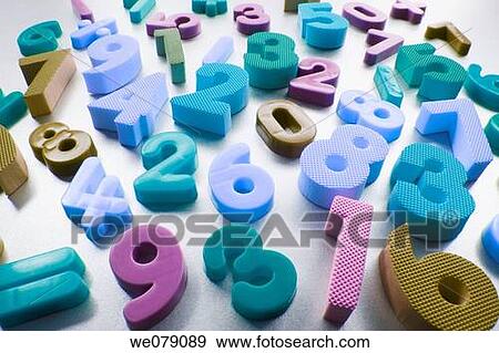 Plastic Numbers View Large Photo Image Stock Photo - Plastic Numbers. Fotosearch