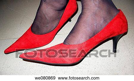Stock Photo - Red shoes. Fotosearch