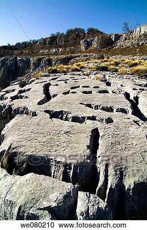 Stock Image - Rock formations, Cantabria, Spain. Fotosearch
