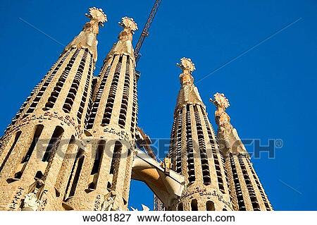 Sagrada Familia temple by Gaudi, Barcelona, Catalonia, Spain View Large Photo Image Stock Photo - Sagrada Familia temple by Gaudi, Barcelona, Catalonia, Spain. Fotosearch