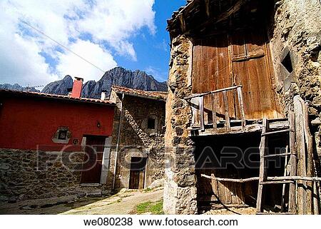 Tielve, Picos de Europa National Park. Asturias, Spain View Large Photo Image Stock Photo - Tielve, Picos de Europa National Park. Asturias, Spain. Fotosearch