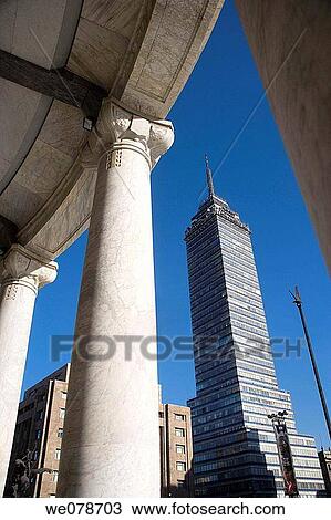 Torre Latinoamericana as seen from Palacio de Bellas Artes, Mexico City. Mexico D. F., Mexico View Large Photo Image Stock Image - Torre Latinoamericana as seen from Palacio de Bellas Artes, Mexico City. Mexico D. F., Mexico. Fotosearch
